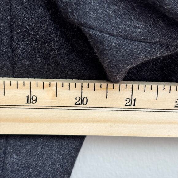 Vintage Classic Charcoal Gray Oversized Wool Sports Coat Blazer Women’s Size 12 - Picture 9 of 10